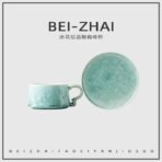 Crystal flower coffee cup