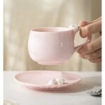 Pink high-value coffee cup - Image 4