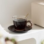 Fingerprint Glass Coffee Cup - Image 2