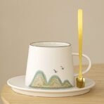 Overlooking the mountains coffee cup - Image 5