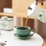 Dark green coffee cup - Image 4