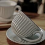 Vintage grey coffee cup - Image 3