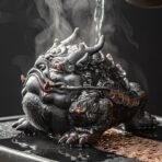 High-end domineering toad tea pet