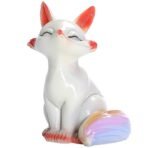 Two color-changing fox ceramic tea pets - Image 5