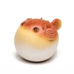 Small pufferfish ceramic tea pet - Image 5
