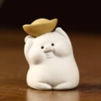 Pig Ceramic Tea Pet - Image 2