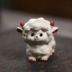 Lamb Ceramic Tea Pet - Image 4