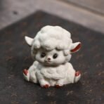 Lamb Ceramic Tea Pet - Image 3