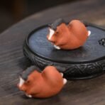 Fat Horse Ceramic Tea Pet