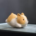 Corgi Ceramic Tea Pet