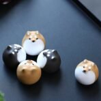 Shiba Inu Ceramic Tea Pet - Image 3