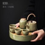 Light green Kung Fu tea set - Image 4