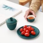 Sapphire Green Tea Set - Image 4