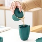 Sapphire Green Tea Set - Image 3