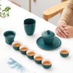 Sapphire Green Tea Set - Image 2