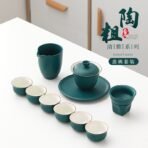 Sapphire Green Tea Set
