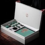 Light luxury dark green ice crack tea set - Image 3