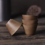 Stoneware tea set with tea stove - Image 2