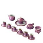 Light luxury high-end purple kiln tea set - Image 4