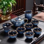 Tianmu kiln tea set package