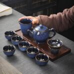 Tianmu kiln tea set package - Image 2