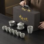 China Ruyao Ceramic Tea Set Package